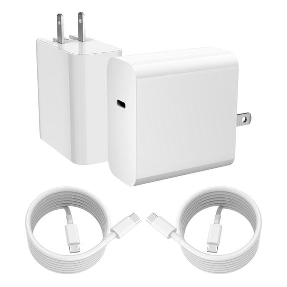 PKPOWE 45W USB-C Super Fast Charger Type C Wall Charger Block with 6FT Android Phone Charger Cable for Galaxy S23 Ultra/S23/S23 /S22 /S22 Ultra/S22 /Note 20/S20/S21, Galaxy Tab S7 /S8 2 pack