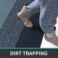 thumbnail image 2 of HTOOQ Door Mat Outside Entry Rug All Weather Entrance Mats for Front Back Doormat Heavy Duty Garage Welcome Exterior Rugs 24"x36" Blue, 2 of 8