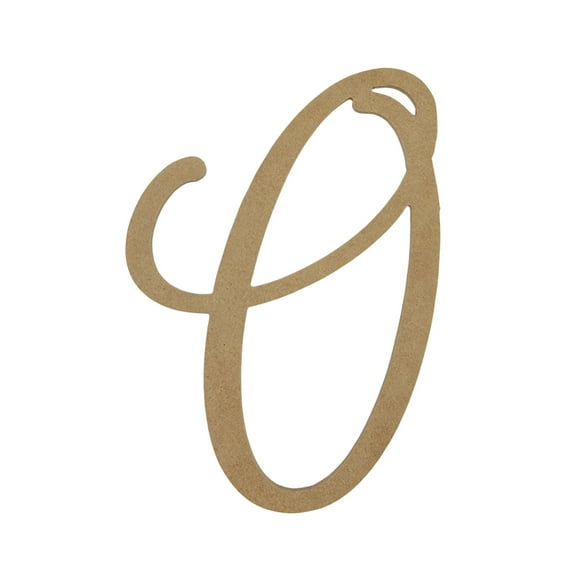 Wooden Letter Unfinished, Marcella Font, Craft Cutout