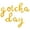 Gold, variant on Letter Balloons - GOTCHA DAY 16" Inch Alphabet Letters Foil Mylar Balloon Pet Adoption Day Party Banner (Blue)