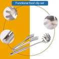 thumbnail image 5 of 2 Pieces Stainless Steel Spaghetti Server Set, Stainless Steel Spaghetti Pasta Tong, Pasta Spoon Server Fork, 5 of 8