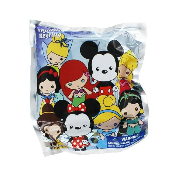 Disney 3D Figural Keychain Disney Series 1 Mini Figure Keyring Mystery Pack