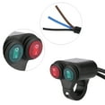 thumbnail image 2 of Interruptor de bocina de motocicleta, manillar de motocicleta universal de 22 mm, interruptor de luces antiniebla de motocicleta, interruptor de apagado de faros, diseño aerodinámico, 2 of 6