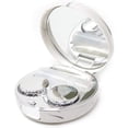 thumbnail image 2 of Portable Marble Contact Lens Case Round High-grade Colored Contact Lens Care Water Box, 2 of 6
