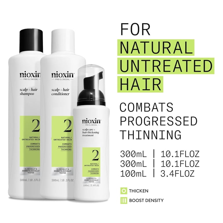 Nioxin Hair Care Kit System 2 (3 Months Supply) - Walmart.com
