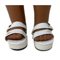 thumbnail image 4 of White Platform Sandals For All 18 Inch Girl Dolls, 4 of 4