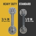 thumbnail image 4 of 3/4 in. Classic Barn Door Handle - 11 In. L, 4 of 10