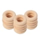 thumbnail image 2 of 450 Piezas 25 mm / 1 Pulgada Anillo Artesanal de Madera Anillos de Madera Sin Terminar Conectores Circulares de Madera para Proyectos de Bricolaje, 2 of 5