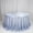 Dusty Blue, variant on Balsa Circle 132" Blush Round Premium Velvet Tablecloth Event Catering Linens Banquet