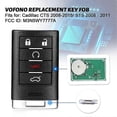 thumbnail image 3 of Keyless Entry Remote Smart Replacement for Cadillac CTS 2008-2015, 3 of 5