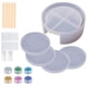 thumbnail image 2 of Molde De Caja De Almacenamiento De Posavasos Redondo 3D, Molde De Resina Epoxi Para Manualidades, Kits De Moldes Para Posavasos De Té, Molde De Espejo De Silicona Artesanal Serendint HA036014-00, 2 of 6