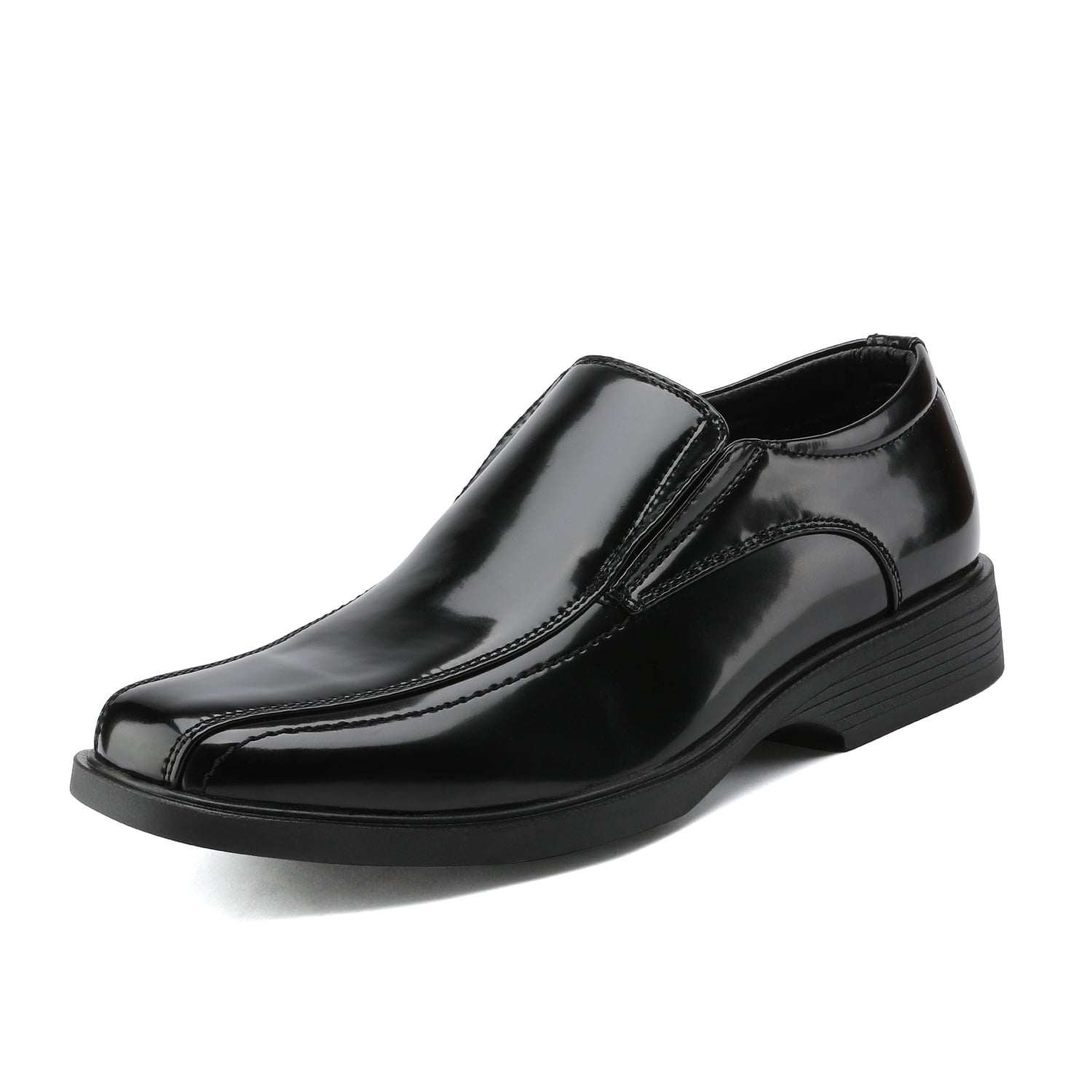 Bruno Marc Mens Cambridge-05 Black Leather Lined Dress Loafers Shoes Size 10 US/ 9 UK 