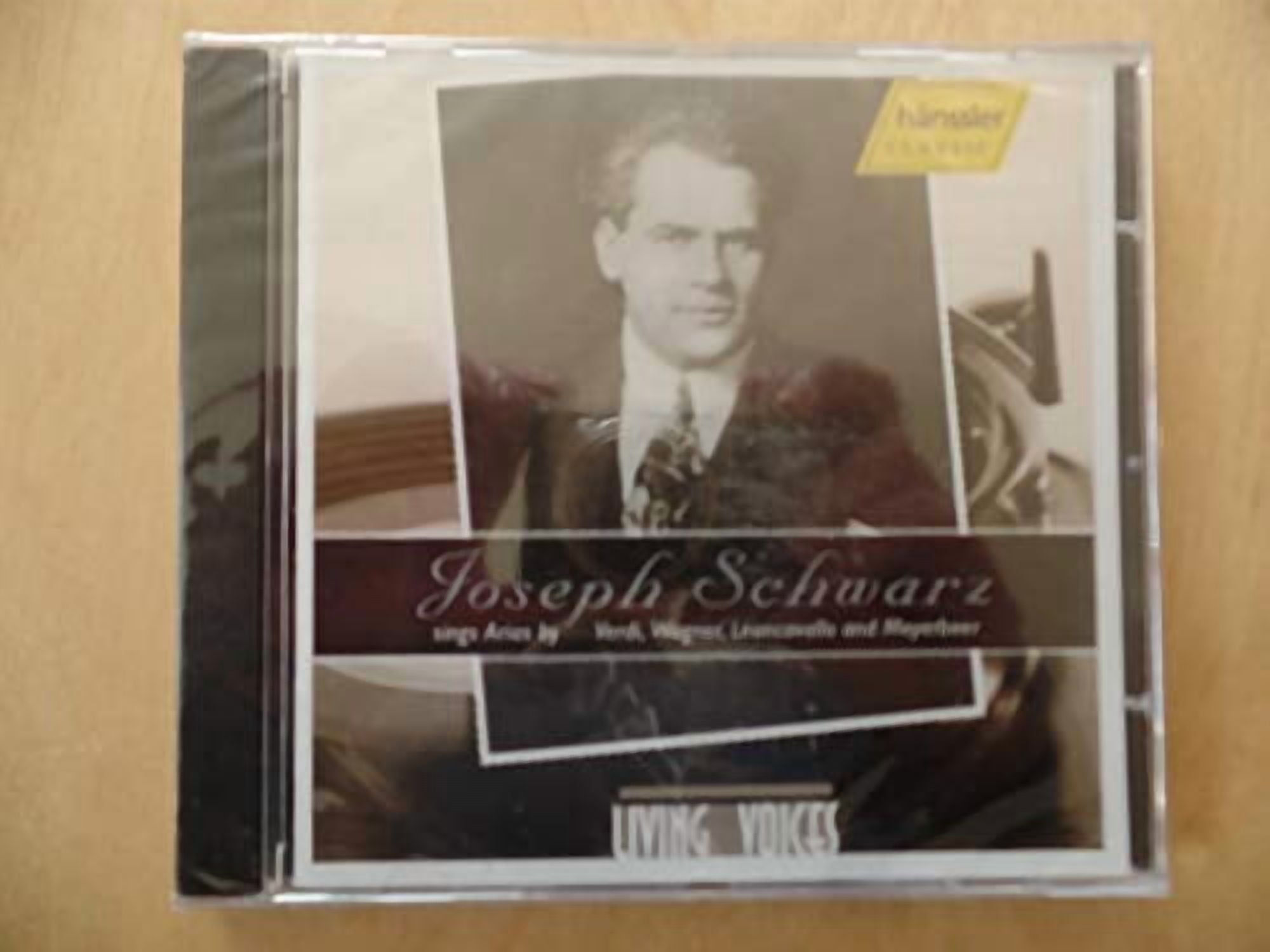 Joseph Schwarz - Joseph Schwarz Sings Arias - Music & Performance - CD