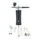 thumbnail image 1 of Kit de aerógrafo eléctrico de 30 PSI, inalámbrico, para maquillaje, con carga USB, para manicura, tatuajes, coloración, color negro, 1 of 14
