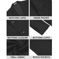thumbnail image 5 of COOFANDY Men's Casual Blazer Jacket Slim Fit Two Button Suit Jackets Lightweight Knit Sport Coat, 5 of 6