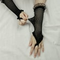 thumbnail image 6 of Lace Fishnet Gloves Comfortable And Flexibility Fingerless Gloves For Party Enthusiasts And Fashion Forward Individuals, 6 of 8