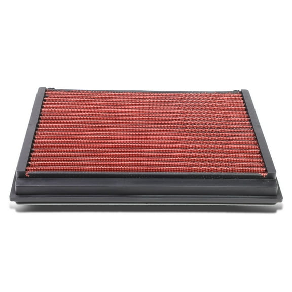 DNA Motoring AFPN-053-RD Volvo V50 / S60 / S40 / C70 / C30 2.5L Reusable & Washable Replacement High Flow Drop-in Air Filter (Red)