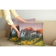 thumbnail image 3 of Ambesonne Colorful Throw Pillow Cover 2 Pack, America Mountain Peaks, 20", Multicolor, 3 of 6