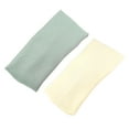 thumbnail image 5 of Unique Bargains 2 Pcs Fashion Stripe Headbands for Girls 6.69"x2.95" Beige Green 2 Pcs, 5 of 6