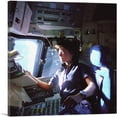 thumbnail image 1 of ARTCANVAS Sally Ride Launching into Space and History NASA STS-7 Mission Canvas Art Print - Size: 18" x 18" (1.50" Deep), 1 of 9