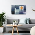 thumbnail image 2 of Modern Abstract Canvas Wall Art -The Harbinger of Autumn by Paul Klee Classic Artwork Picture Print with Framed Famous Watercolor Painting Hang for Home Office Bedroom Living Room Wall Decor-18" X12", 2 of 4