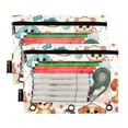 thumbnail image 2 of Cartoon Puppy Dog 2 Pack Pencil Pouch for 3 Ring Binder Smooth Zipper Folders with Pockets Clear Window Pencil Case, 2 of 6