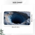 thumbnail image 3 of ERTZAE 3D Trap Optical Visual Illusion Rugs,3D Crack Rug Indoor Entryway Easy-Clean Mat,15.74X23.62In 3D Hole Visual Illusion Doormat,Interactive Rug For Porch Terrace Outdoor,3D Hole In Floor Rug, 3 of 6