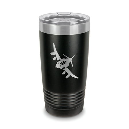 

F-4 Phantom Angled Tumbler 20 oz - Laser Engraved w/ Clear Lid - Polar Camel - Stainless Steel - Vacuum Insulated - Double Walled - Travel Mug - f4 fighter bomber