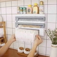 thumbnail image 3 of Organizador De Cocina Wallmount, Estante De Almacenamiento, Soporte Para Papel De Cocina, Dispensador De Película Conservante, 3 of 7