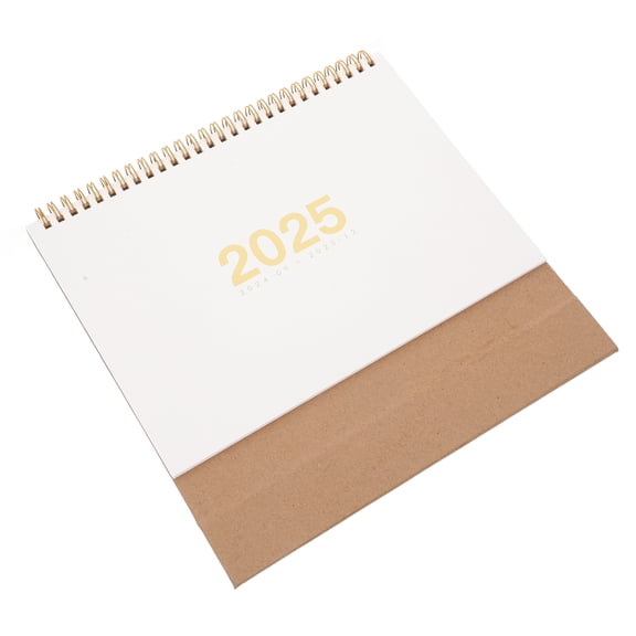 Toyvian Daily Calendar 1 Set - Minimalist Desk Calendar for Office, Home, and Detailed Planning Use