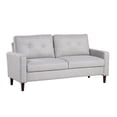 thumbnail image 3 of Lifestyle Solutions Luna Modern Loveseat, Gray Fabric, 3 of 9