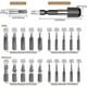 thumbnail image 2 of Juego de extractores de tornillos dañados, 22 piezas, juego de extractores de tornillos dañados HSS con yu, 2 of 5