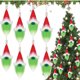 thumbnail image 5 of Adornos navideños, adornos navideños, regalos navideños, decoración navideña para el hogar, adorno navideño de muñeca sin rostro rojo y verde, accesorios para el día de Navidad, un adorno ornamental, 5 of 6