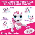 thumbnail image 3 of Power Your Fun Unicorn Robo Pets Unicorn Toy for Girls and Boys - Remote Control Robot Toy with Interactive Hand Motion Gestures, STEM Toy Program Treats, Walking, Dancing Robot Unicorn Kids Toy Pink, 3 of 5