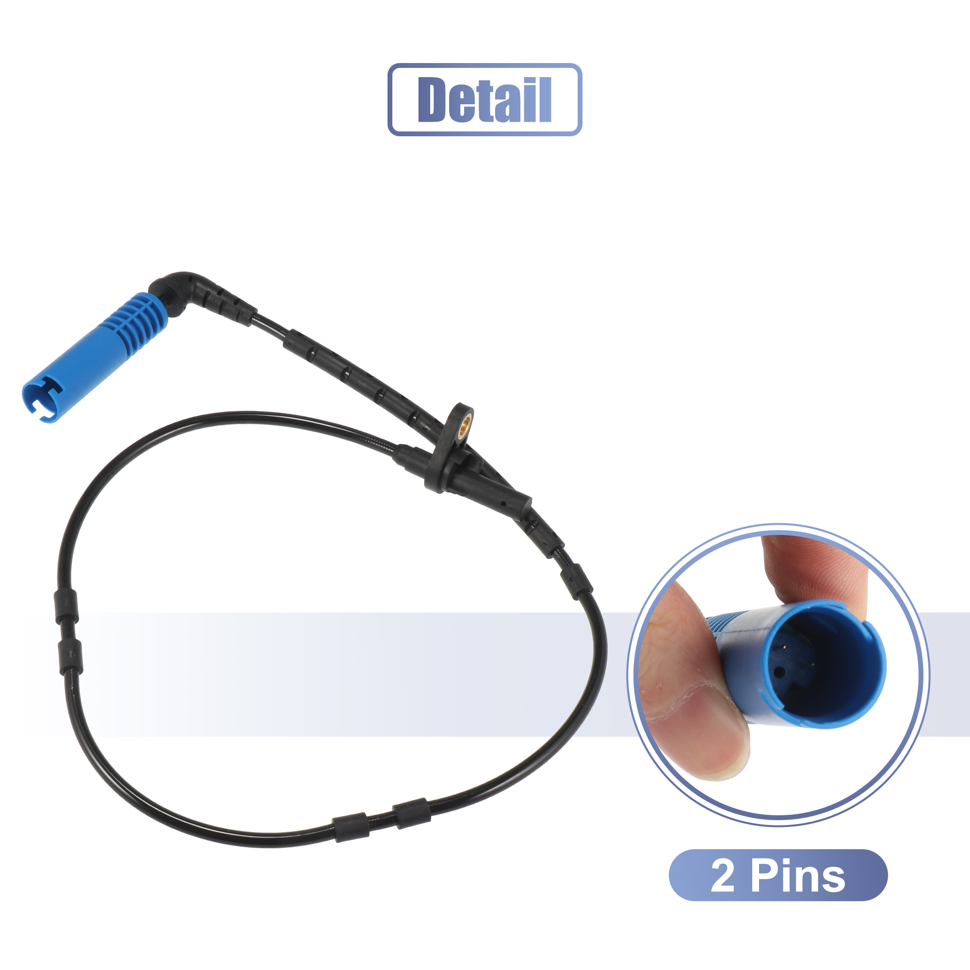 2x Rear ABS Wheel Speed Sensors For BMW X3 E83 / E83LCI (2004-2010) – 34523405907