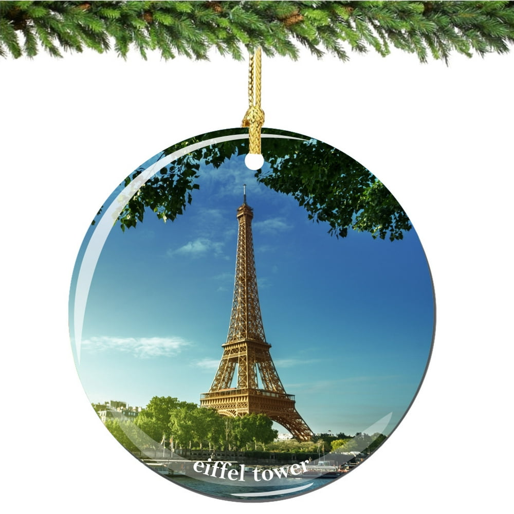 Eiffel Tower Christmas Tree Ornament 