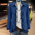 thumbnail image 7 of cocolona Jean Jacket for Women Solid Color Ruffle Open Front Denim Jacket Casual Button Down Trendy Outfits, 7 of 7