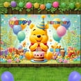 thumbnail image 2 of Winnie the Pooh Happy Birthday Theme Party Birthday Background - For birthday celebrations and party decorations, birthday party decorations, colorful mix, 2 of 8