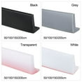 thumbnail image 3 of Bathroom Accessories Bendable Silicone Shower Dam Flood Barrier Water Retaining Strip Door Bottom Sealing Strip Water Stopper Self-Adhesive TRANSPARENT 200CM, 3 of 8