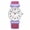B, variant on Unisex Elastic Woven Nylon Strap Watch: Large Number Calendar Dial 24-Hour Scale Analog Quartz Wristwatch