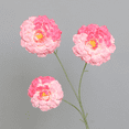 thumbnail image 2 of Artificial Flowers Zinnias Silk Flowers with Stems Blue Zinnia Elegans Artificial Flowers for Outdoors Floral Arrangements Table Centerpieces Wedding Party Home Spring Summer Decor, 2 of 8