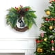 thumbnail image 1 of Decoración navideña, adornos navideños, regalos navideños, decoración navideña, corona de agujas de pino, centro de mesa, corona colgante, 1 of 6