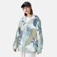 thumbnail image 3 of Balery Algae Corals and Seashells Sudadera ligera de manga larga con capucha y protección solar UPF 50+ para hombre y mujer, ideal para pesca y running-Large, 3 of 7