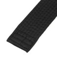 thumbnail image 4 of Uxcell Polyester Taekwondo Colored Ranking Belt For Practitioners Black 1.57"x5.2', 4 of 5