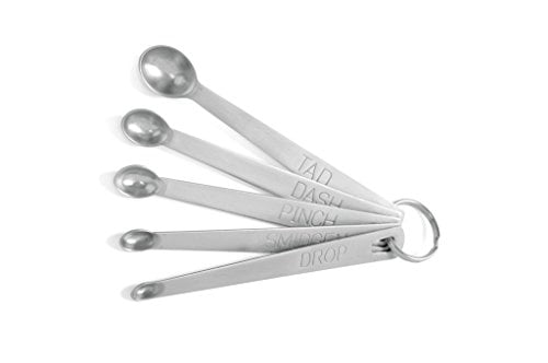 Norpro Mini Stainless Steel Measuring Spoons, Set Of 5 (tad, Dash ...