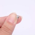 thumbnail image 3 of Holy Cross Sparkle Top Internally Threaded Steel Flat Back Stud Labret, 3 of 4
