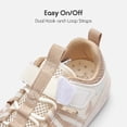 thumbnail image 3 of Balabala Toddler Girls Boys Sandals Breathable Walking Shoes Lightweight Sport Sandals Mesh Upper Toddler Sneakers with Hook and Loop, 3 of 7