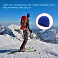 thumbnail image 4 of Qarigey Sport Beanie Adultos Sombreros protectores Gorras de lana polar para exteriores Gorro de esquí para correr Accesorio de ropa de moda Gris oscuro Sombreros azul real Qarigey AP011290-06B, 4 of 6