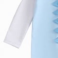 thumbnail image 6 of Ccpelsie Baby Boys Swimsuit One Piece Striped Zipper Bathing Suit Rash Guard Long Sleeve Swimwear Sunsuit(Blue,6-12 Months), 6 of 6