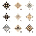 thumbnail image 1 of leyfeng 21 Uds. Pegatinas de azulejo de cerámica de PVC autoadhesivo europeo, pegatina de pared de suelo impermeable, Diagonal para cocina y hogar, 1 of 8